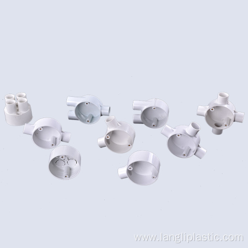 Electrical Plastic PVC Pipe Fittings Thread Conduit Box